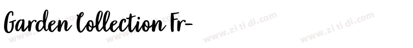 Garden Collection Fr字体转换